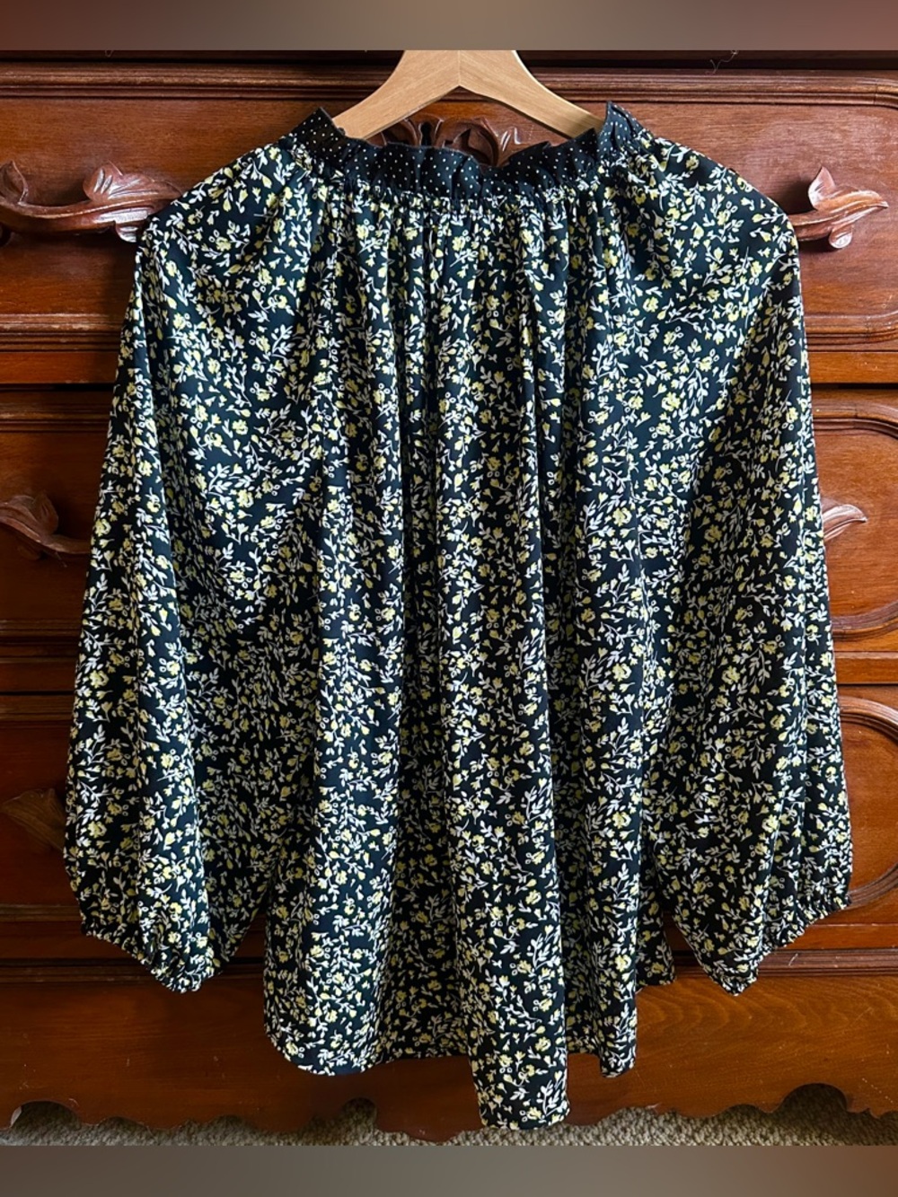 Dalia floral peasant top - Picture 4 of 8